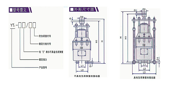 YT1外形尺寸图